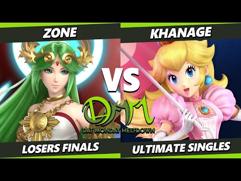 DAT MM 253 Losers Finals - Zone (Palutena) Vs. Khanage (Peach) SSBU Ultimate Tournament