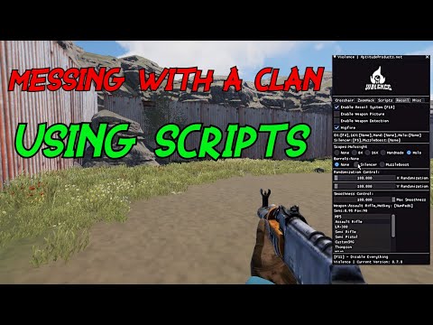 Trying Out for a Rust Clan Using Scripts