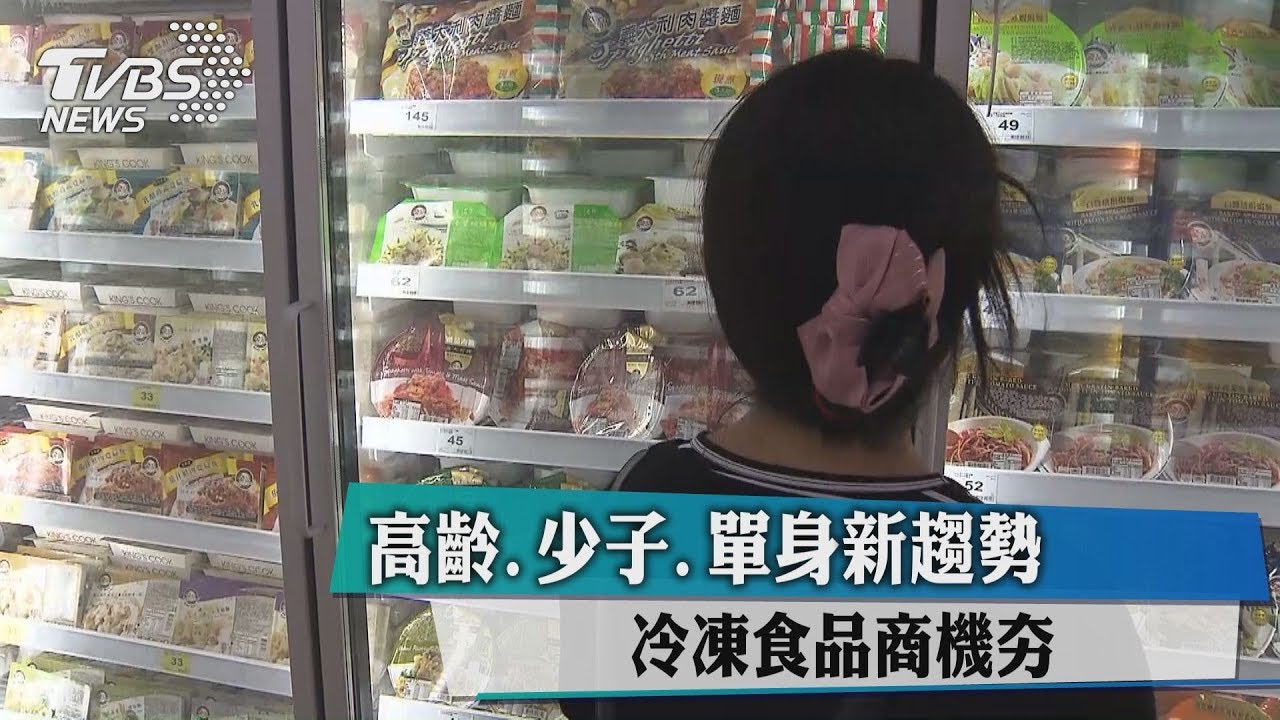 高齡、少子、單身新趨勢 冷凍食品商機夯