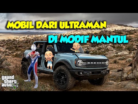 MODIF MOBIL BARU ULTRAMAN Buat OFFROAD Sultan Upin Ipin MANTAP - GTA V Upin Ipin Episode Terbaru 644