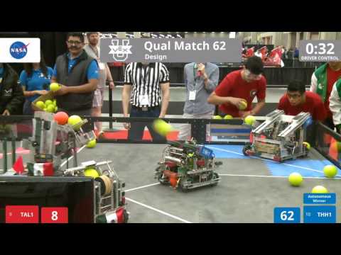 VEX Worlds 2016 - VEX U - Design - Qual 62 (TAL1) 36 vs 217 (THH1)