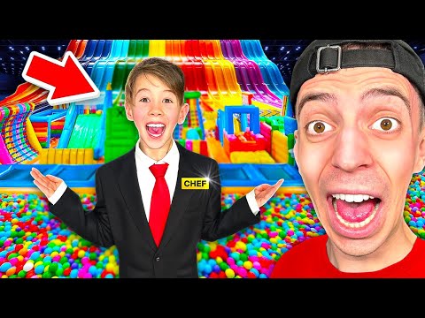 KLEINER JUNGE eröffnet XXL KINDERSPIELELAND und das passierte...