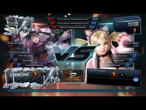 _ 597_2 D Kunimitsu ( Uchiha x24 ) vs Lucky Chloe (Tincho Dubuch) - Tekken 7 Online  sin Grafica