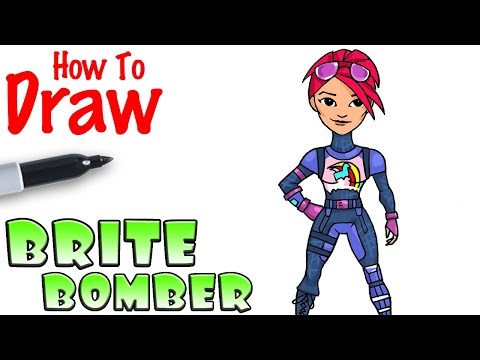 How to Draw Brite Bomber | Fortnite