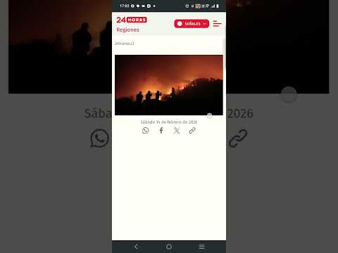 Declaran Alerta Roja  en Los Ángeles por incendio forestales en R.Bio -Bio