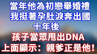 完結版！當年他為初戀舉婚禮，我挺著孕肚遠走。十年後孩子當眾揭露DNA，全場炸了！#情感故事 #為人處世 #老年生活 #米思故事 #深夜读书 #養老 #幸福人生 #晚年幸福