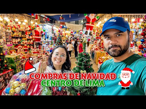 COMPRAS NAVIDEÑAS en el CENTRO DE LIMA 🎄
