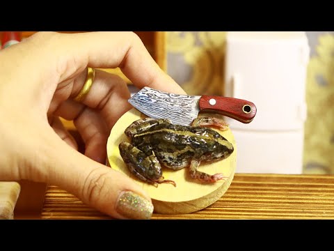 Yummy Miniature Frog Recipe |Delicious Miniature Sweet And Sour Frog Tutorial