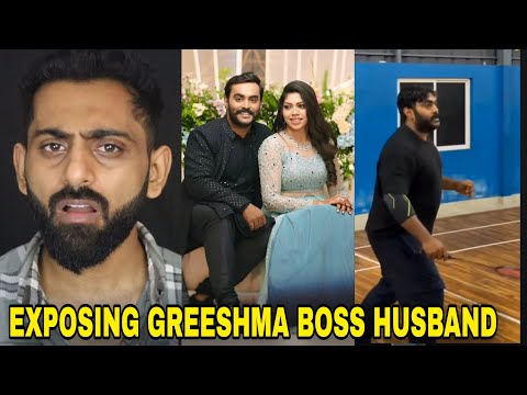 Exposing Greeshma bose husband Akhil Vidyadhar
