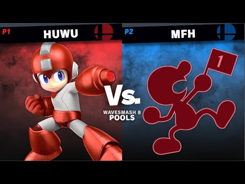 WaveSmash 8 Pools Huwu (Megaman) VS MFH (Mr Game & Watch)
