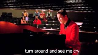 Against All Odds (Take a Look at Me Now) - (Glee Cast) (lyrics)