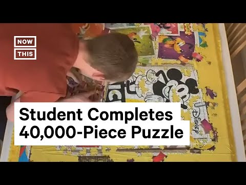 Student Completes One of the World's Largest Jigsaw Puzzles
