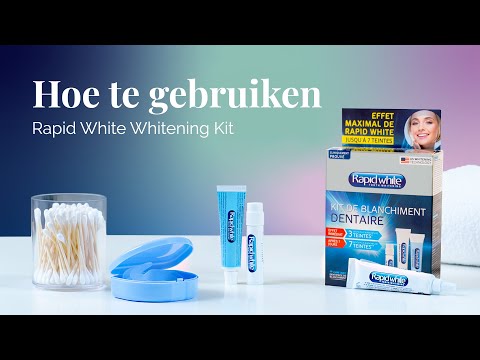 Hoe te gebruiken Rapid White Whitening Kit