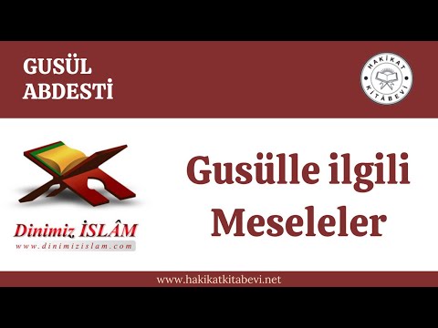 Gusülle ilgili meseleler