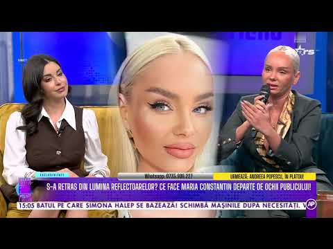 MARIA CONSTANTIN, FEMEIA DE AFACERI DIN SPATELE ARTISTEI! DECLARAȚII EXCLUSIVE!