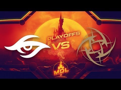 MDL Disneyland® Paris Major | EU Qualifier | Playoff | Secret vs NiP - Game 1
