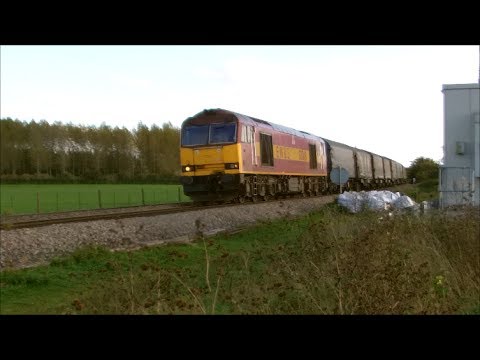 (HD) "EW&S" TUG 60049 on Dee Marsh Steel, 6M86 Margam - Dee Marsh 23/10/2013
