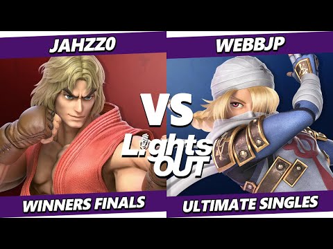 Lights Out WINNERS FINALS - Jahzz0 (Ken) Vs. WebbJP (Sheik) Smash Ultimate - SSBU