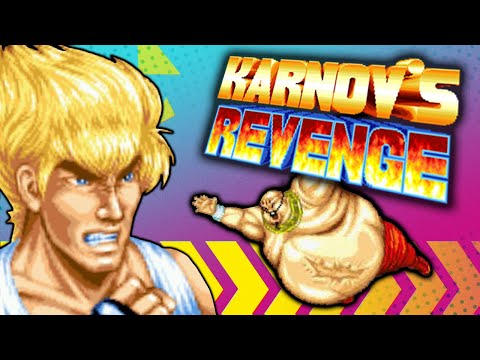 THIS is the series Capcom filed a lawsuit over?? - Fighter's History/Karnov's Revenge