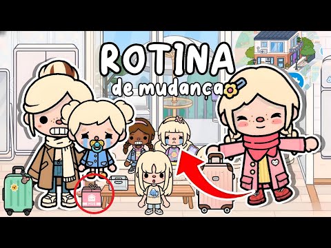 ROTINA DE MUDANÇA PARA O NOVO APARTAMENTO NO TOCA LIFE WORLD! 🏡☀️ | Toca Boca Rotinas e Histórias
