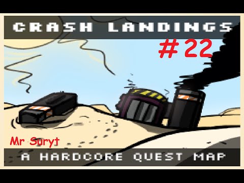 Crash Landing. Minecraft. Ep 22. @PneumaticCraft.