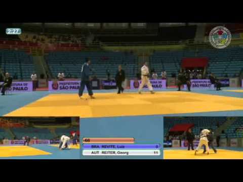 Judo Worldcup Saou Paulo 2011: -66kg REVITE, Luiz (BRA) - REITER, Georg (AUT)