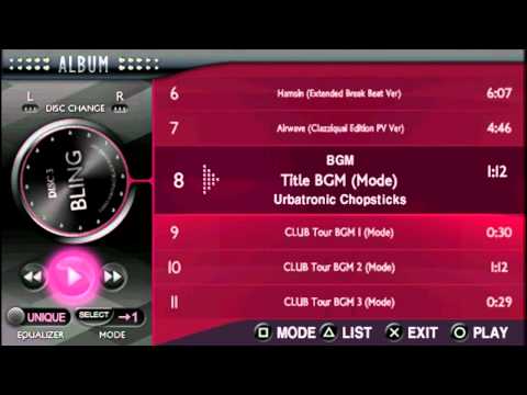DJ Max Portable Black Square ~ OST ~ Tittle BGM (Mode Select)