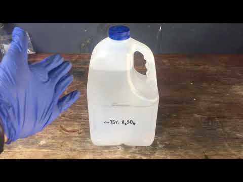 Sulfuric Acid From A Car Battery