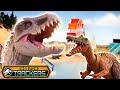 Dinosaurs Cause Chaos at the Pier! 😱🦖 | Jurassic World Dino Trackers