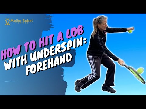 How to hit a lob in tennis: Part #1 Forehand