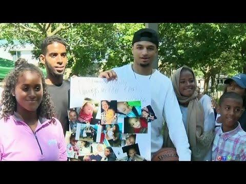 Murray mania: NBA draft pick Jamal Murray visits home town