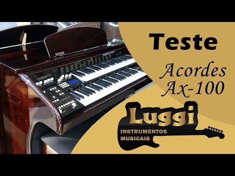Demonstração do Órgão Acordes Ax100 - Luggi Instrumentos Musicais