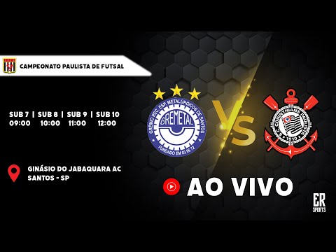 Ao vivo Gremetal x SC Corinthians - SUB 8 | 13/05/2023