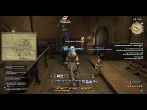 FINAL FANTASY XIV That Velveteen Dress Weaver level 25 quest Part 1