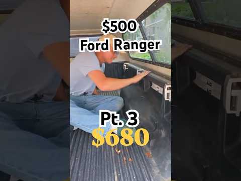$500 Ranger gets an upgrade!#FordRanger #ProjectTruck #BudgetBuild #TruckRescue #WillItRun