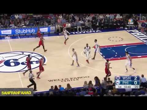 John Wall & Bradley Beal vs 76ers (24/02/2017) - Too Sick!