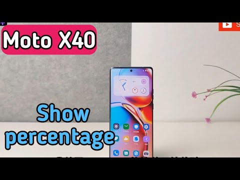 Show Battery Percentage, How To Show Battery Percentage Moto X40,Battery Percentage Show