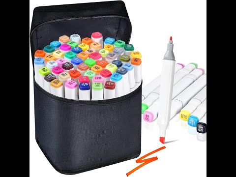 60 Colored Marker Set