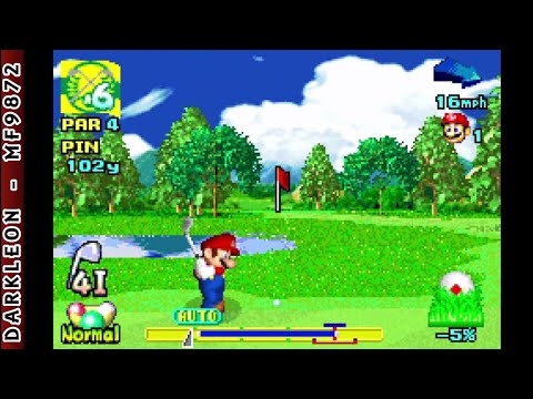 Game Boy Advance - Mario Golf - Advance Tour © 2004 Nintendo - Gameplay