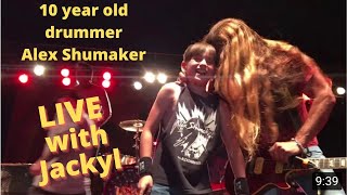 10 year old Alex Shumaker playing I stand Alone with Jackyl