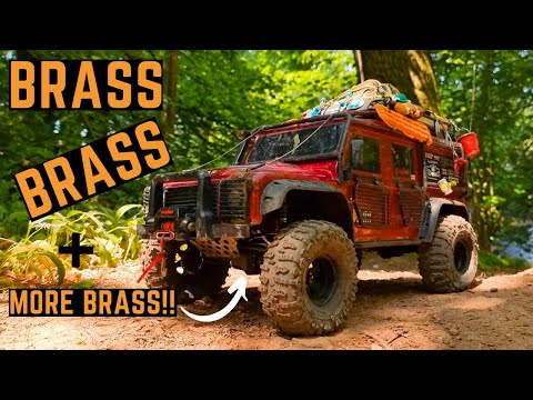 Going Heavyweight! - Traxxas TRX4 Defender Brass Upgrades - Can it Climb Now?
