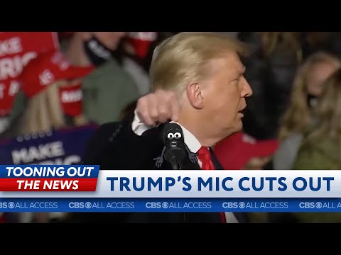 トランプ氏のマイクが呼びかける (Trump's microphone calls him out)