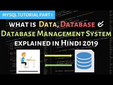 What is Data Database Database Management System DBMS in Hindi 2019