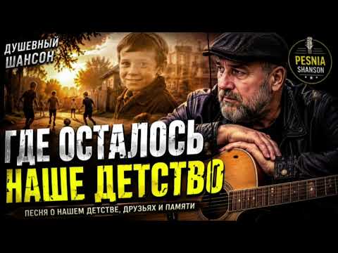 😢 ГДЕ ОСТАЛОСЬ НАШЕ ДЕТСТВО, ПЕСНЯ, КОТОРАЯ ТРОНЕТ КАЖДОЕ СЕРДЦЕ❤️  #шансон #душевныйшансон #русский