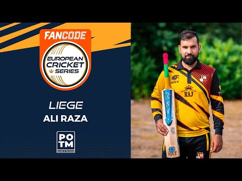POTM: A.Raza - RB vs LIE | Highlights | FanCode ECS Belgium, 2022 Day 10 | ECS22.594
