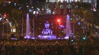 Multitudinaria marea morada en Madrid