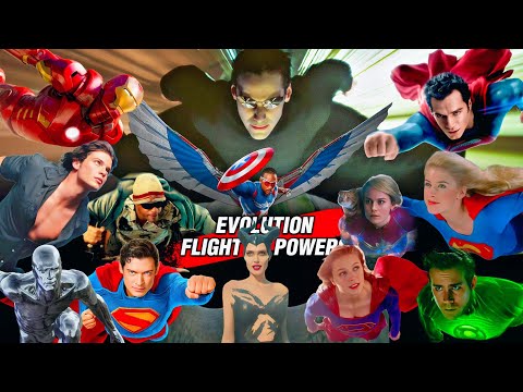 Evolution Of FLYING OR FLIGHT POWERS In Live Action Movies And Tv Shows