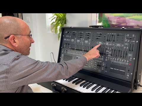 KORG ARP 2600 FS synthesiser unboxing and factory sound