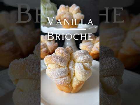Ad | Vanilla Brioche Recipe 🤍 (in the Description)