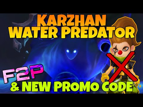 NEW CODE & KARZHAN WATER PREDATOR NO LUSHEN SUMMONERS WAR